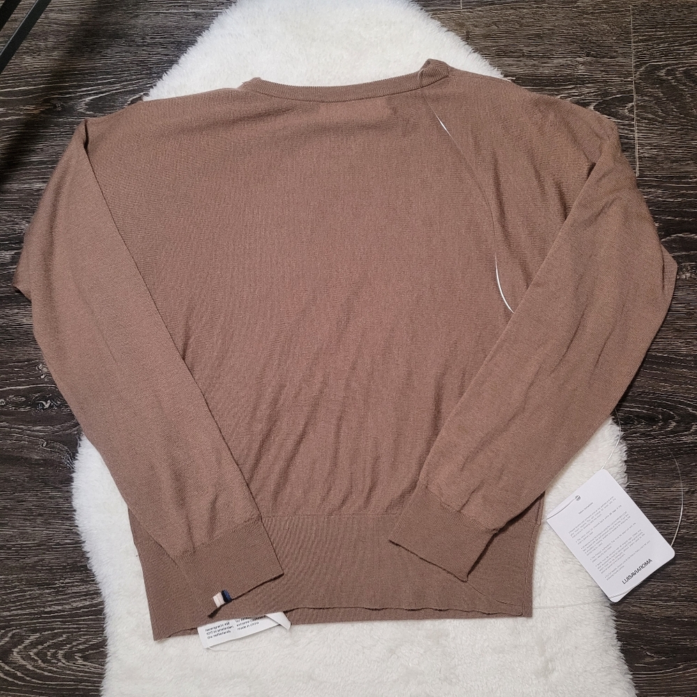 NWT Extreme Cashmere N°362 Elleni 100% Cashmere Crewneck Sweater In Chai O/S - Picture 7 of 12